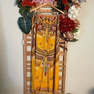 Flying Tomato Yellow Maxi Skirt